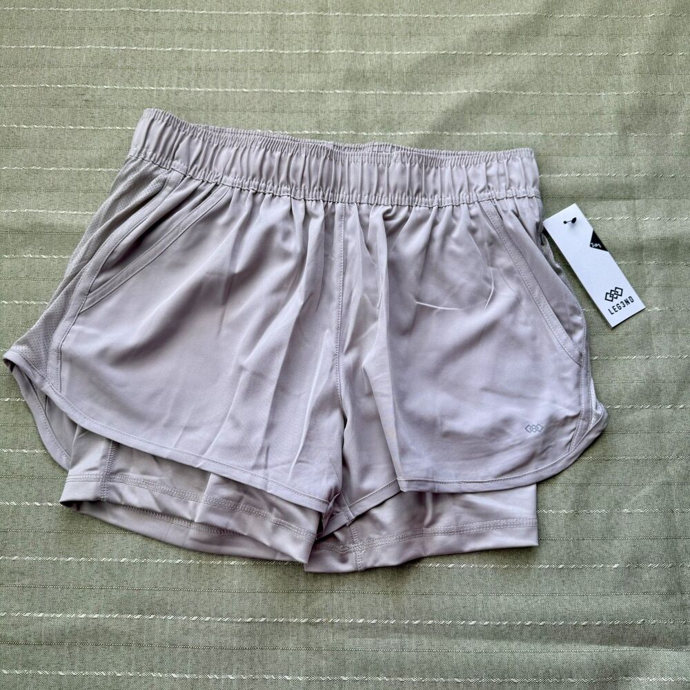 NWT LEG3ND Woman 2 in 1 shorts size L